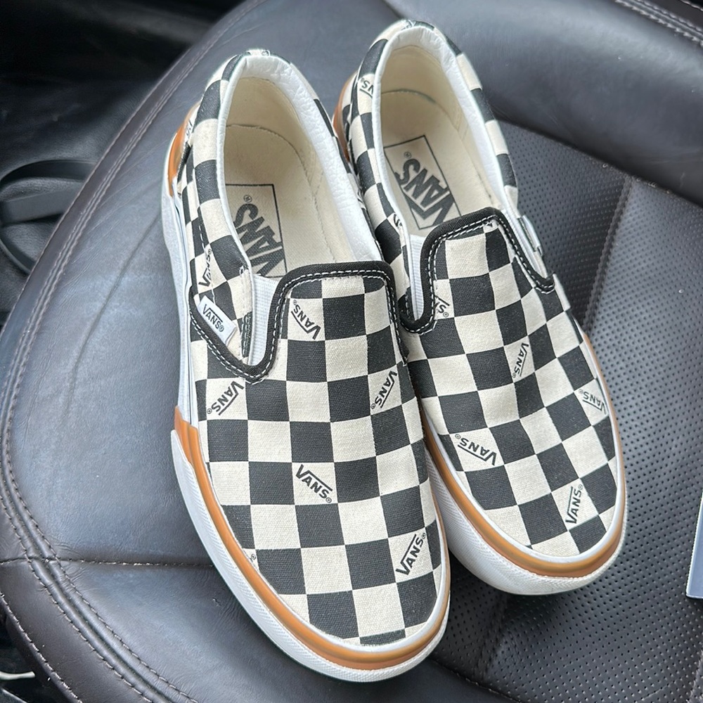 Vans Stacked Checker Slipons 7.5